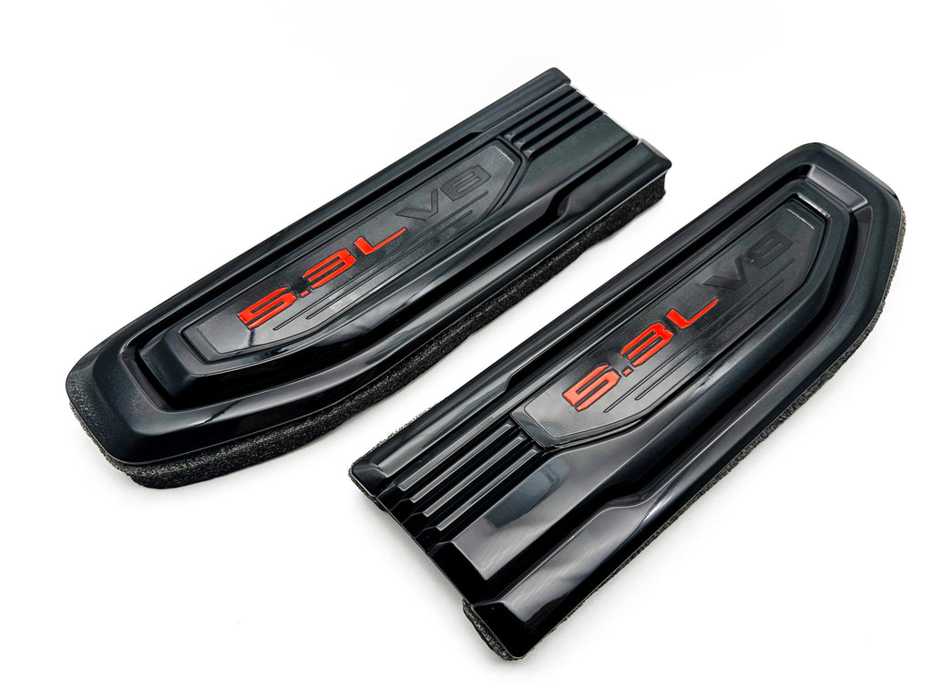 Black emblem Fit For 19-24 GMC Sierra 1500 5.3L V8 Fender Vent Emblem Kit Black 86532094