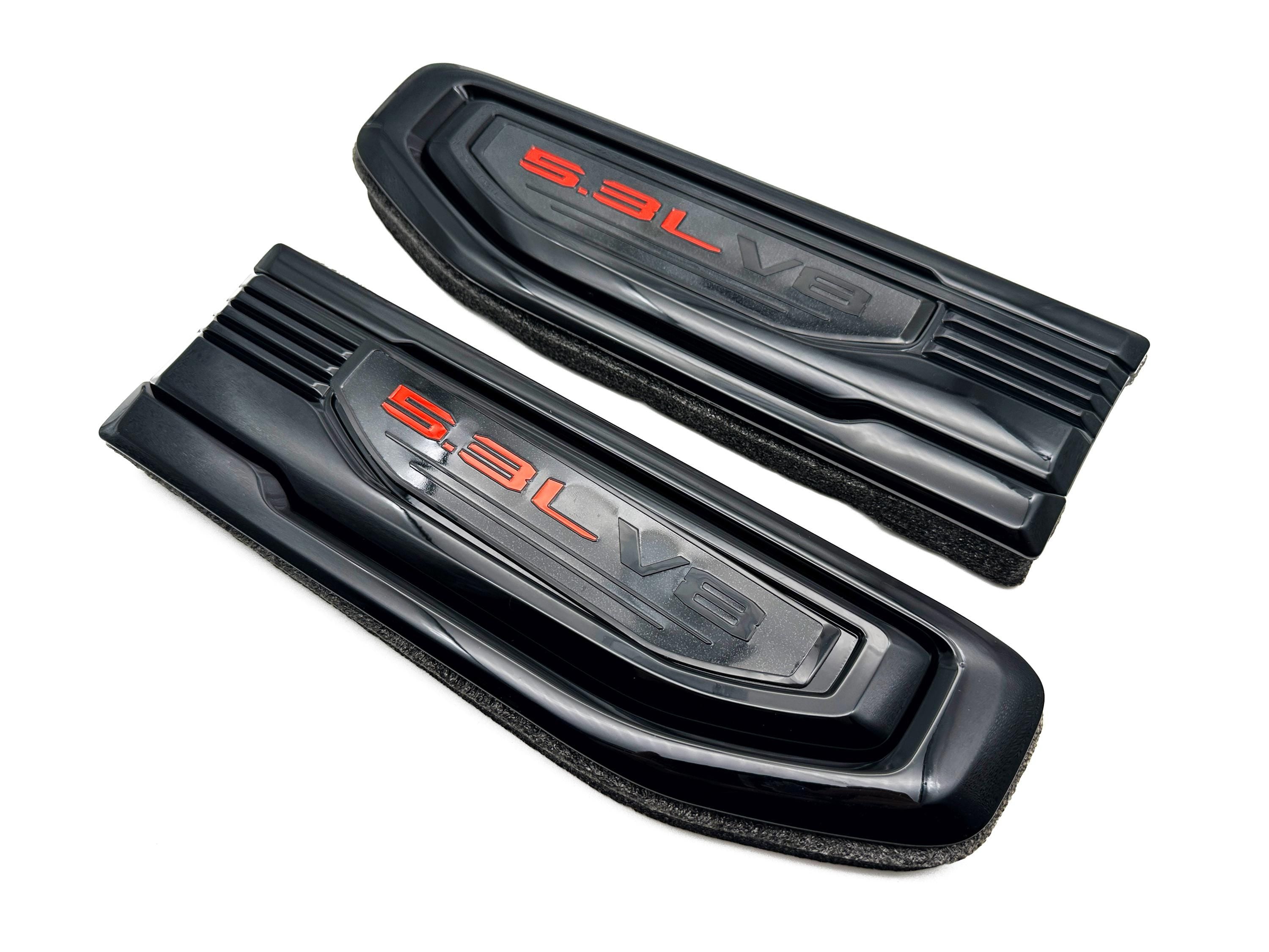 Black emblem Fit For 19-24 GMC Sierra 1500 5.3L V8 Fender Vent Emblem Kit Black 86532094