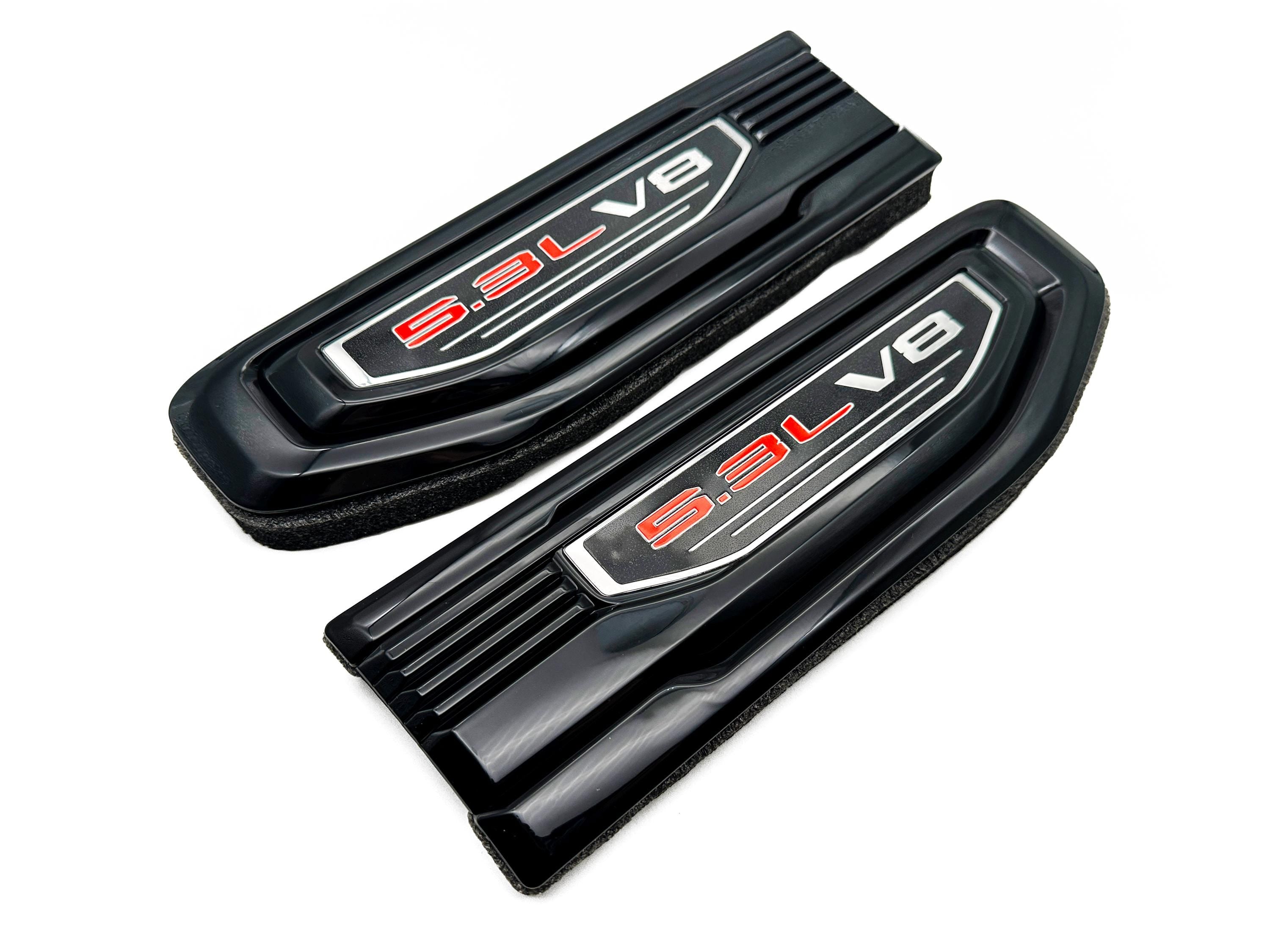 Black emblem Fit For 19-24 GMC Sierra 1500 5.3L V8 Fender Vent Emblem Kit Black 86532094