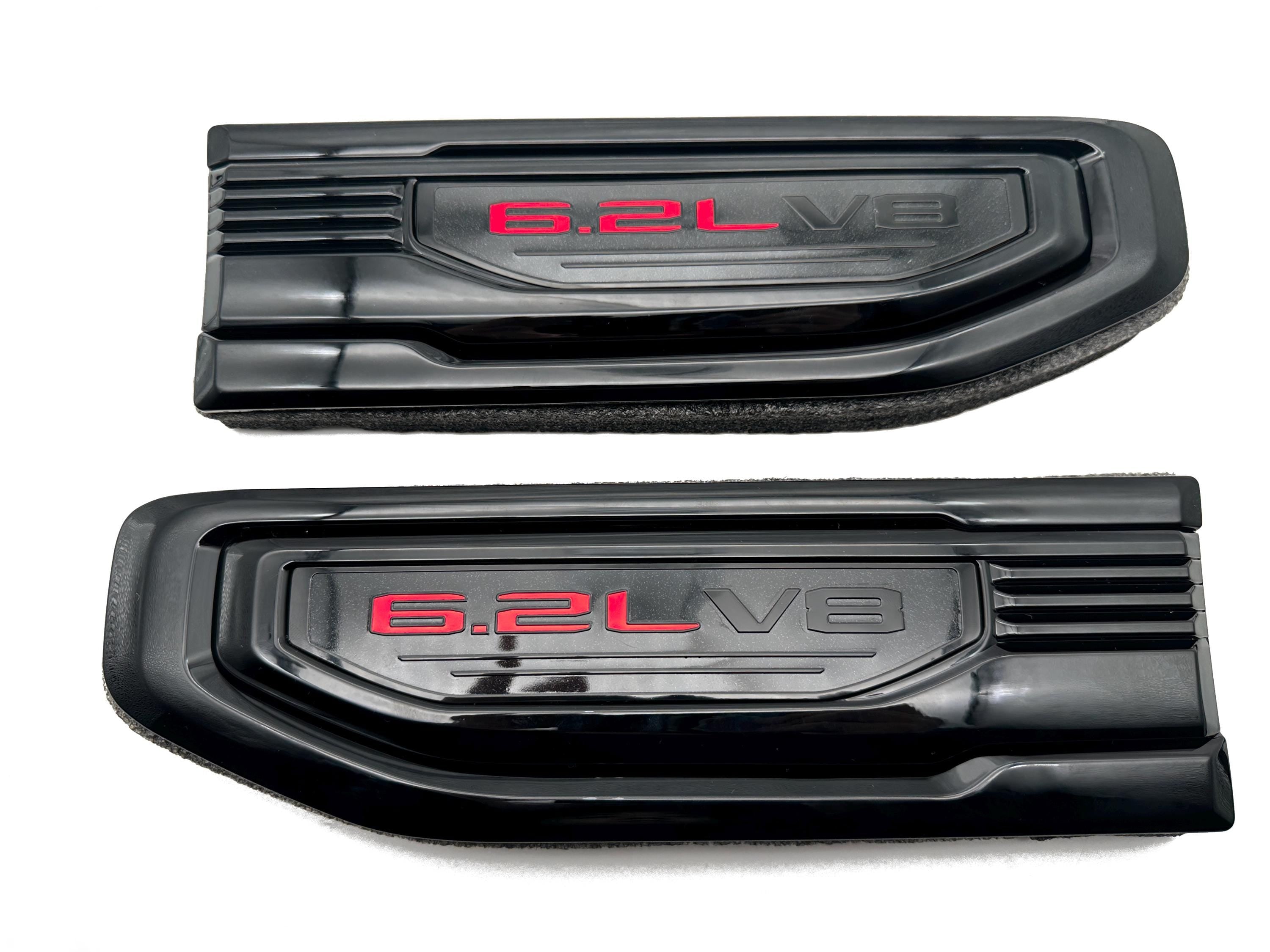 Black emblem Fit For 19-24 GMC Sierra 1500 6.2L V8 Duramax Fender Vent Emblem Kit Black 86532094