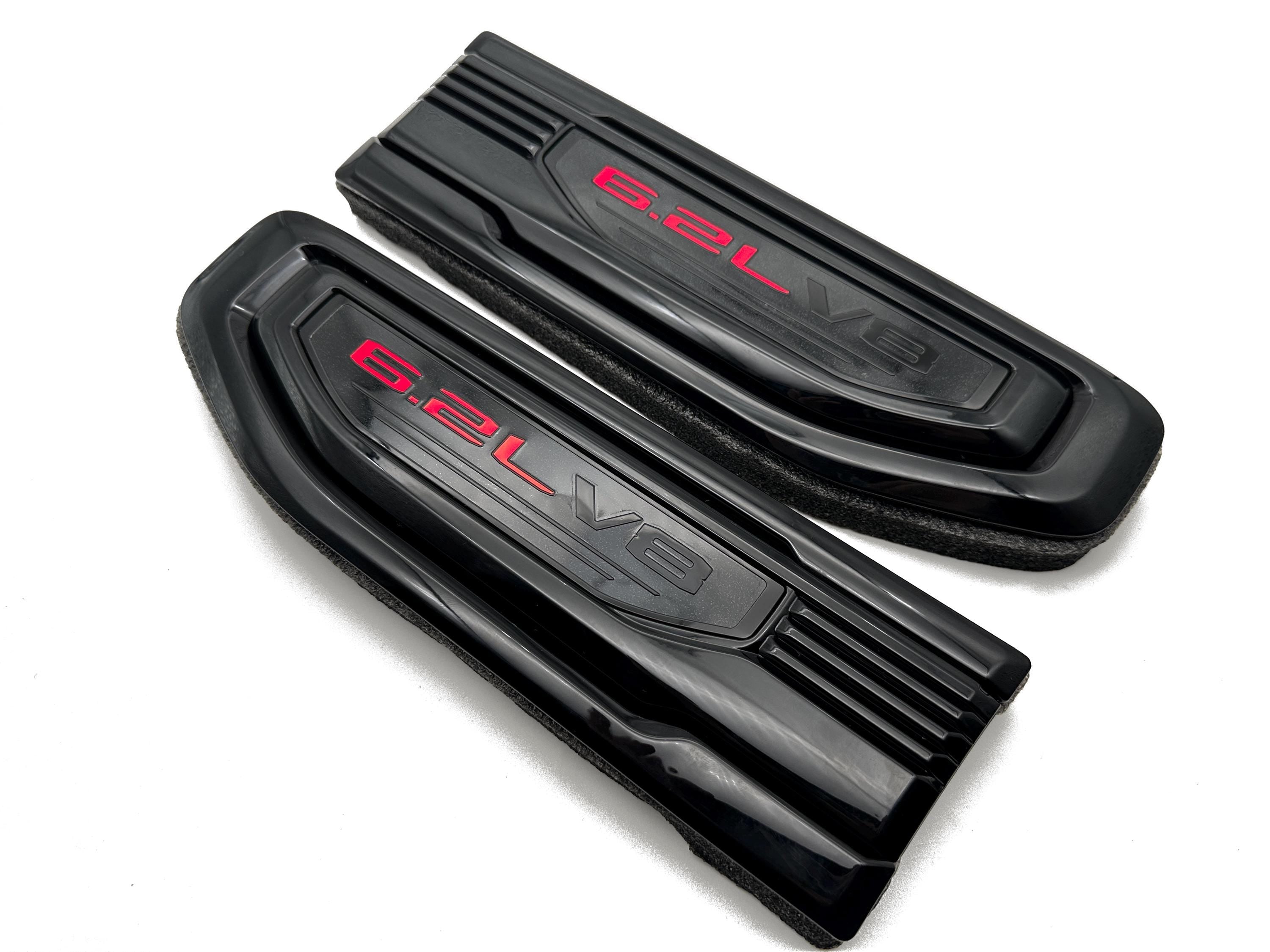 Black emblem Fit For 19-24 GMC Sierra 1500 6.2L V8 Duramax Fender Vent Emblem Kit Black 86532094