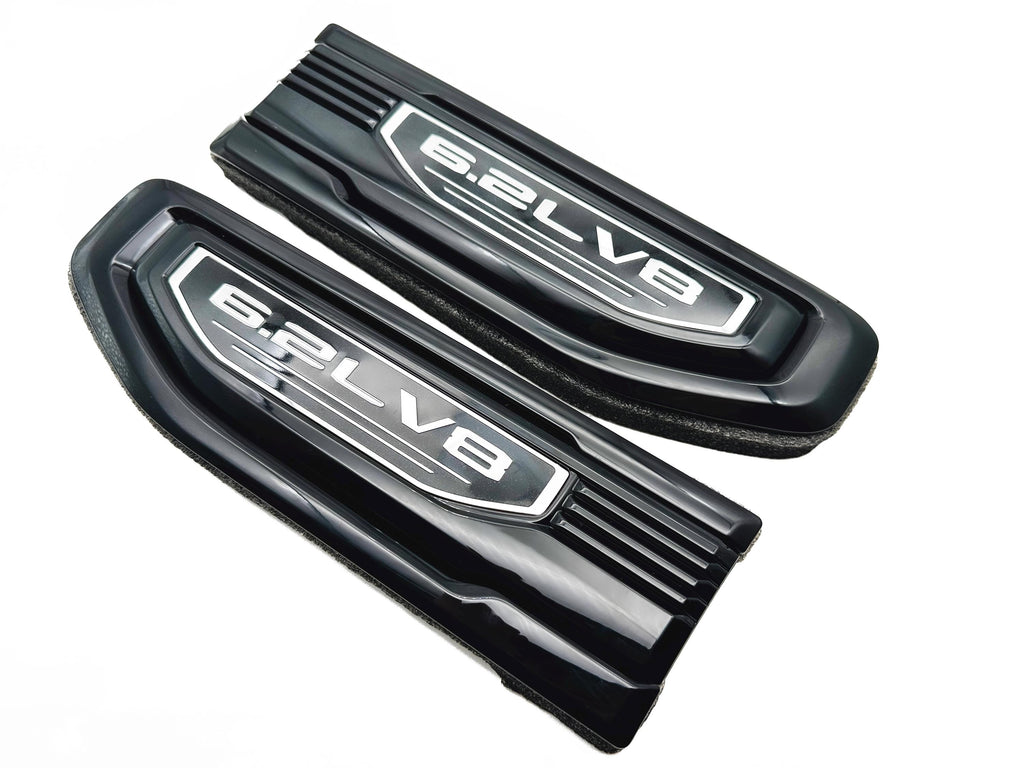 Black emblem Fit For 19-24 GMC Sierra 1500 6.2L V8 Duramax Fender Vent Emblem Kit Black 86532094