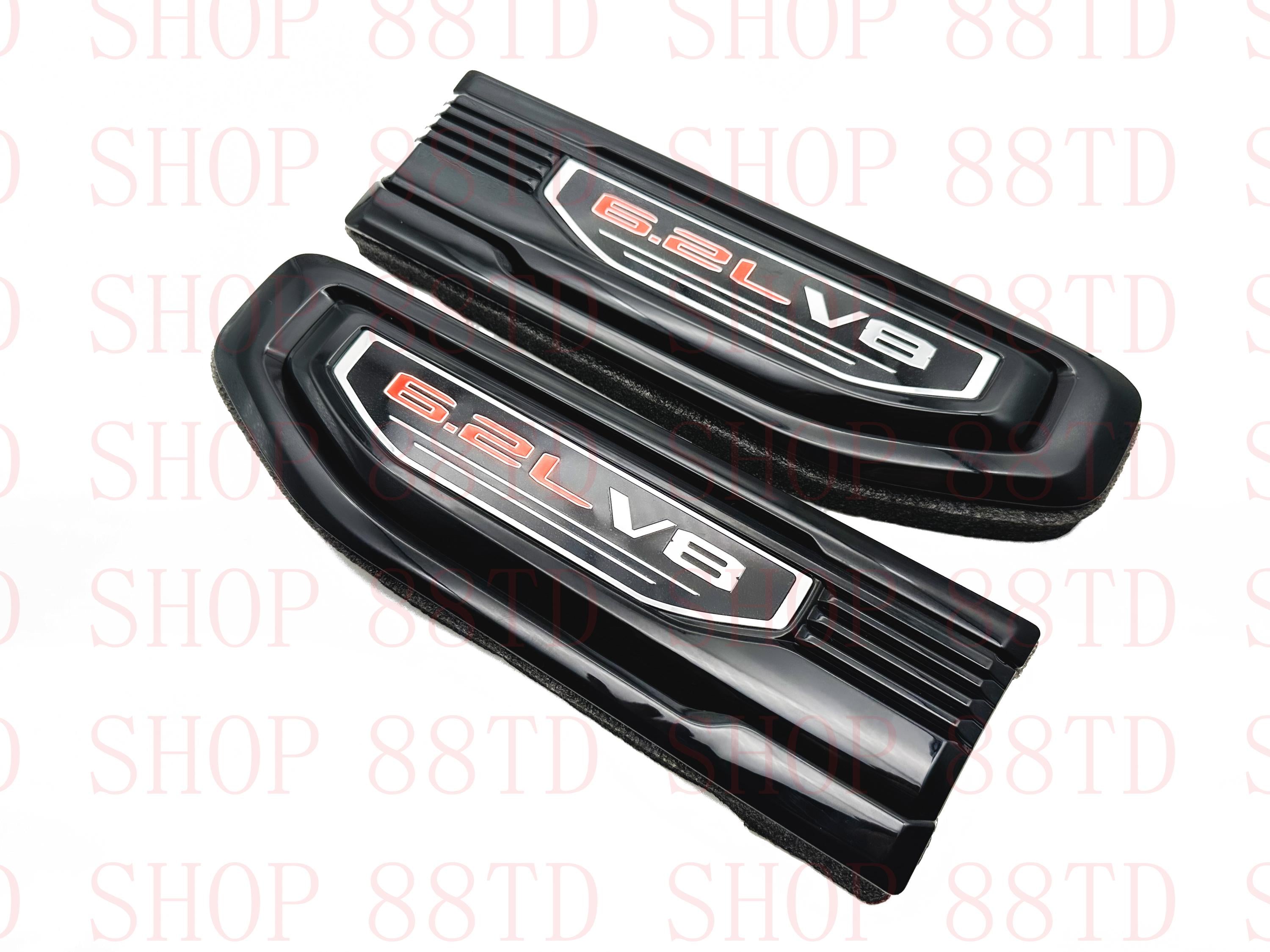 Black emblem Fit For 19-24 GMC Sierra 1500 6.2L V8 Duramax Fender Vent Emblem Kit Black 86532094