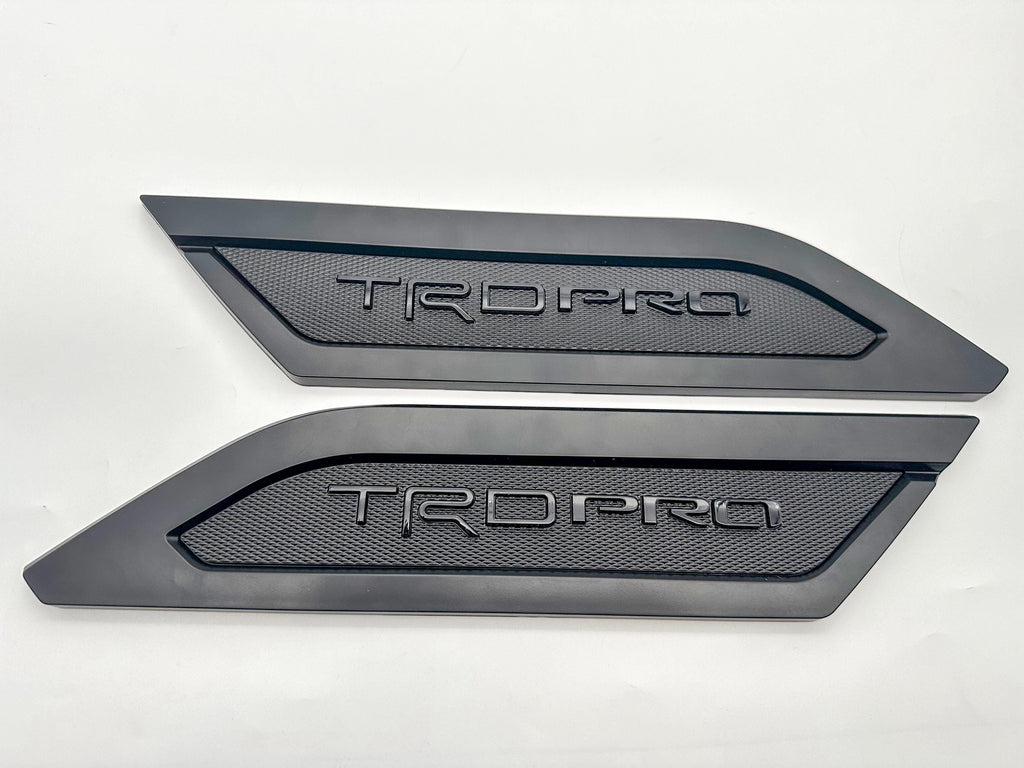Matte Black Door Side Body Molding Trim For 2022-2025 Toyota Tundra TRD PRO