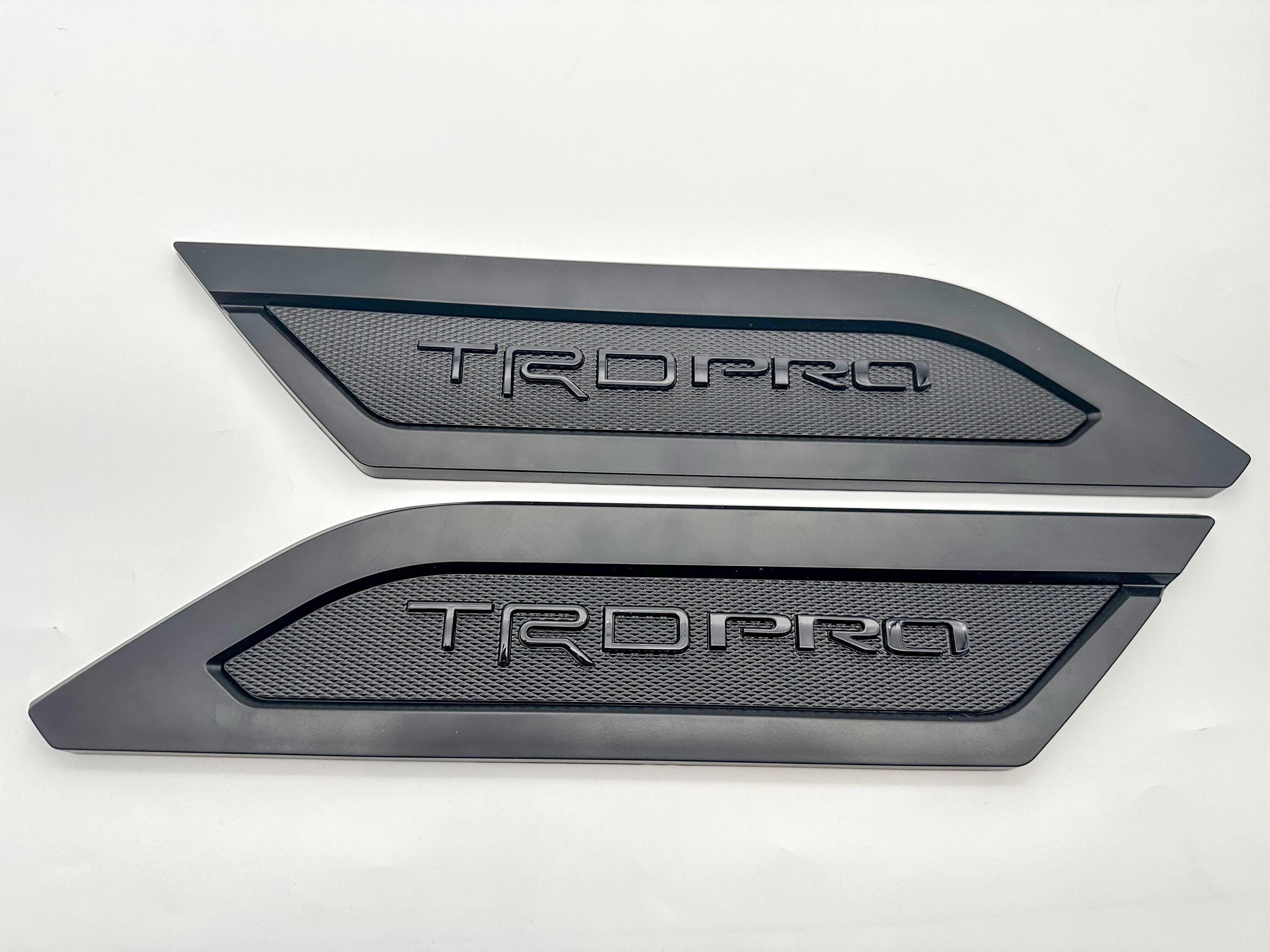 Matte Black Door Side Body Molding Trim For 2022-2025 Toyota Tundra TRD PRO