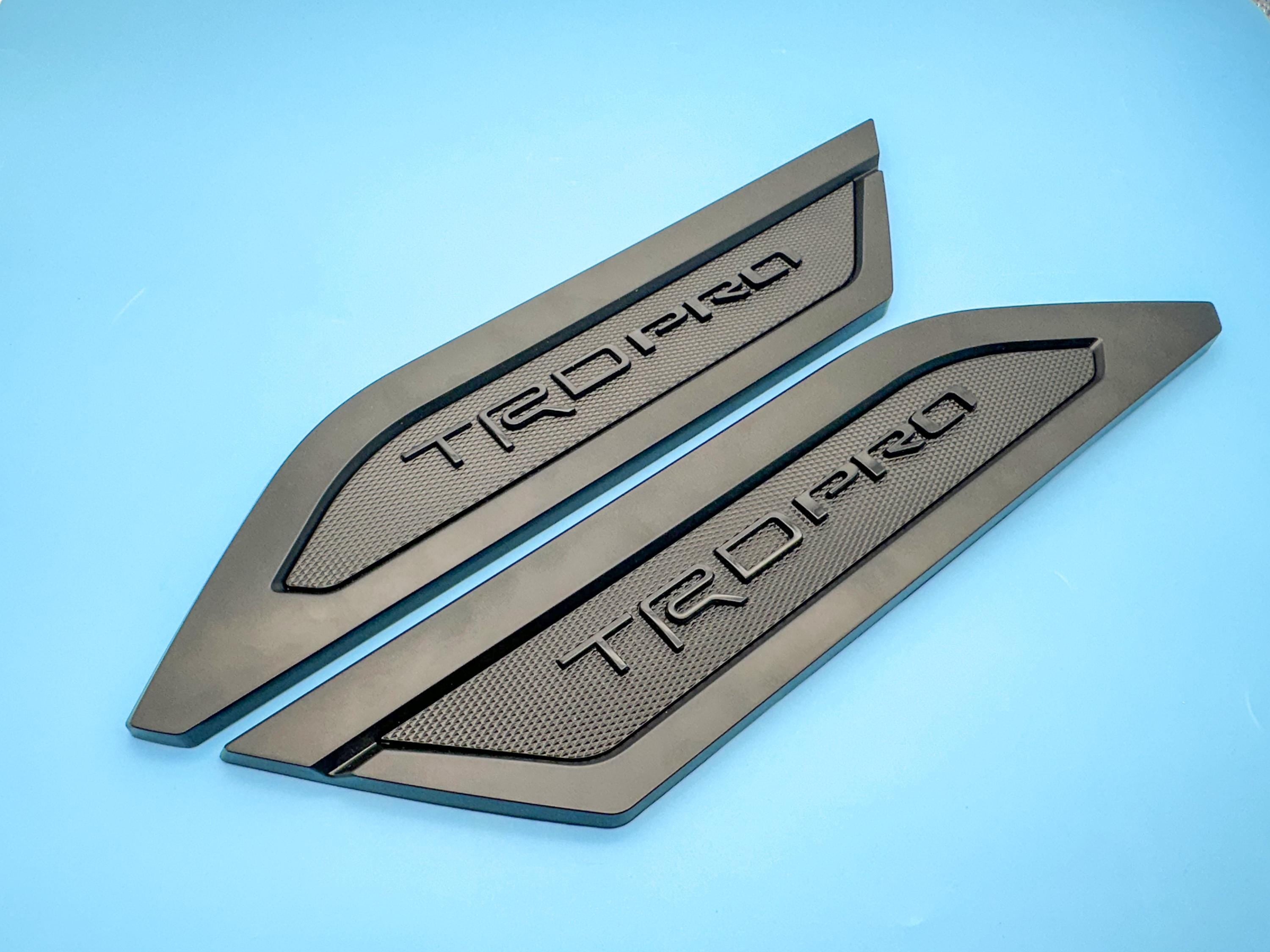 Matte Black Door Side Body Molding Trim For 2022-2025 Toyota Tundra TRD PRO