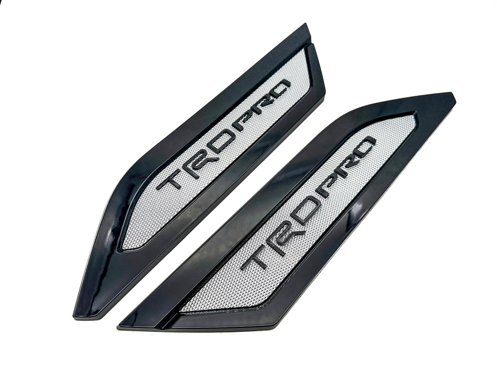 Chrome Black Door Side Body Molding Trim For 2022-2025 Toyota Tundra TRD PRO
