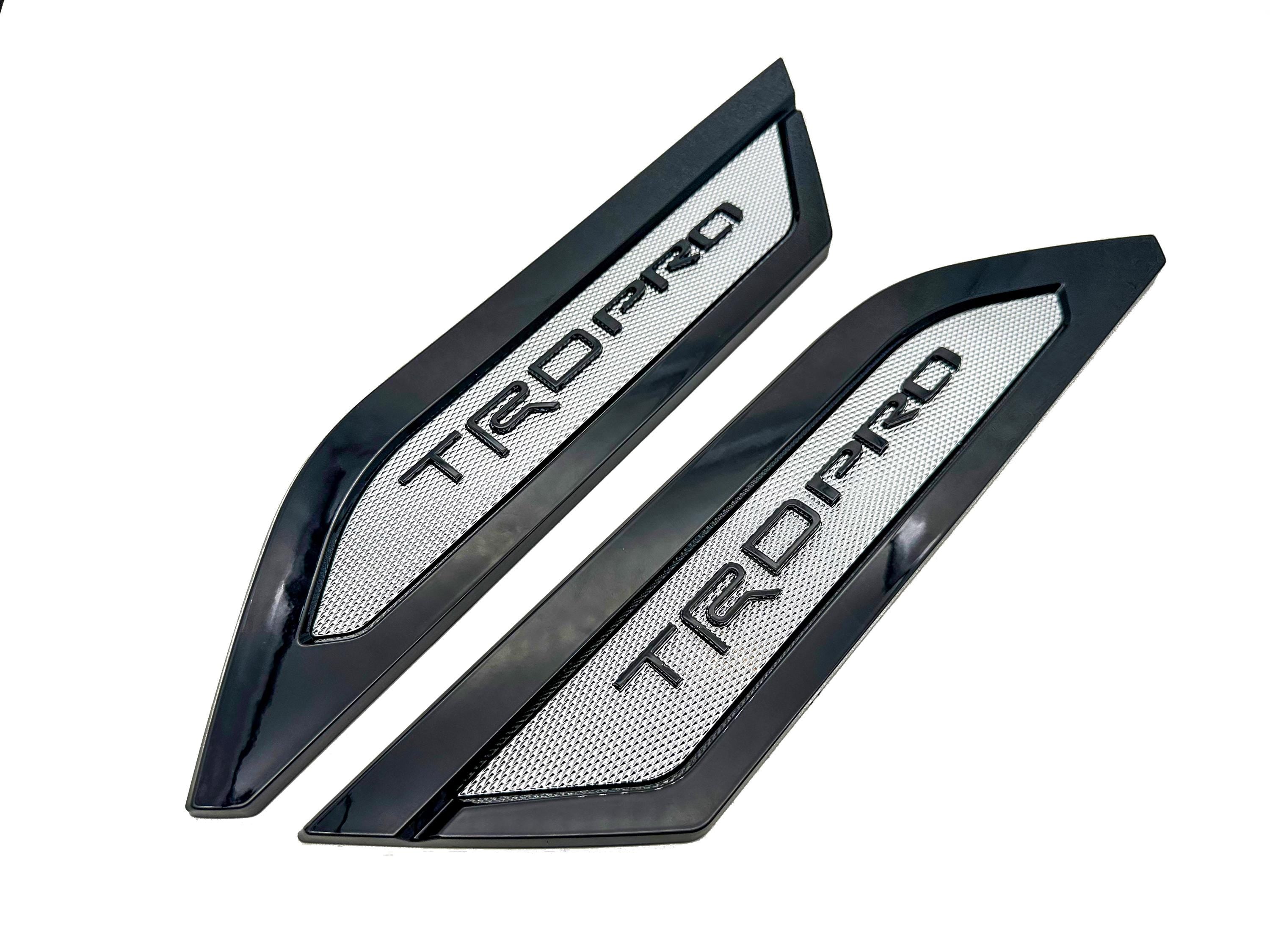 Chrome Black Door Side Body Molding Trim For 2022-2025 Toyota Tundra TRD PRO