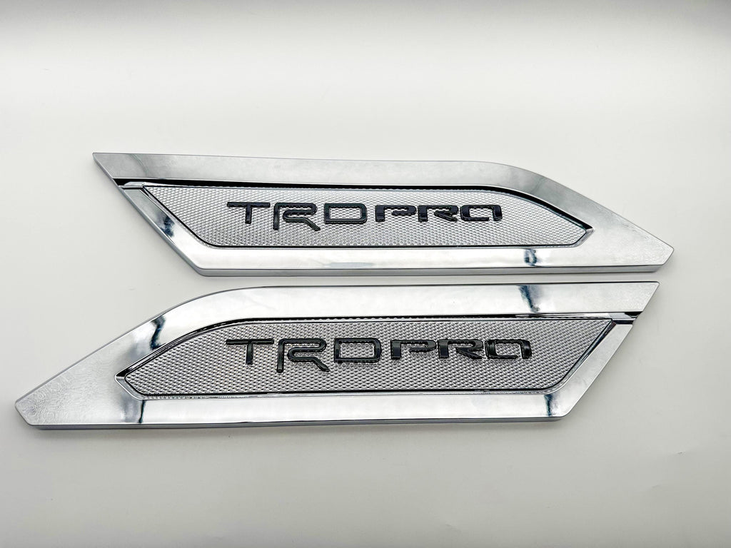 Chrome Door Side Body Molding Trim For 2022-2025 Toyota Tundra TRD PRO