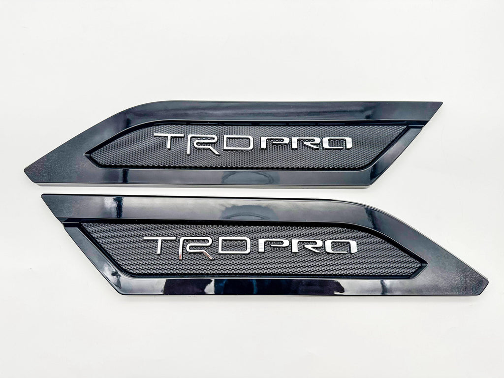 Black Door Side Body Molding Trim For 2022-2025 Toyota Tundra TRD PRO