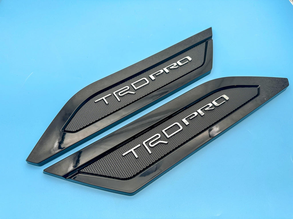 Black Door Side Body Molding Trim For 2022-2025 Toyota Tundra TRD PRO