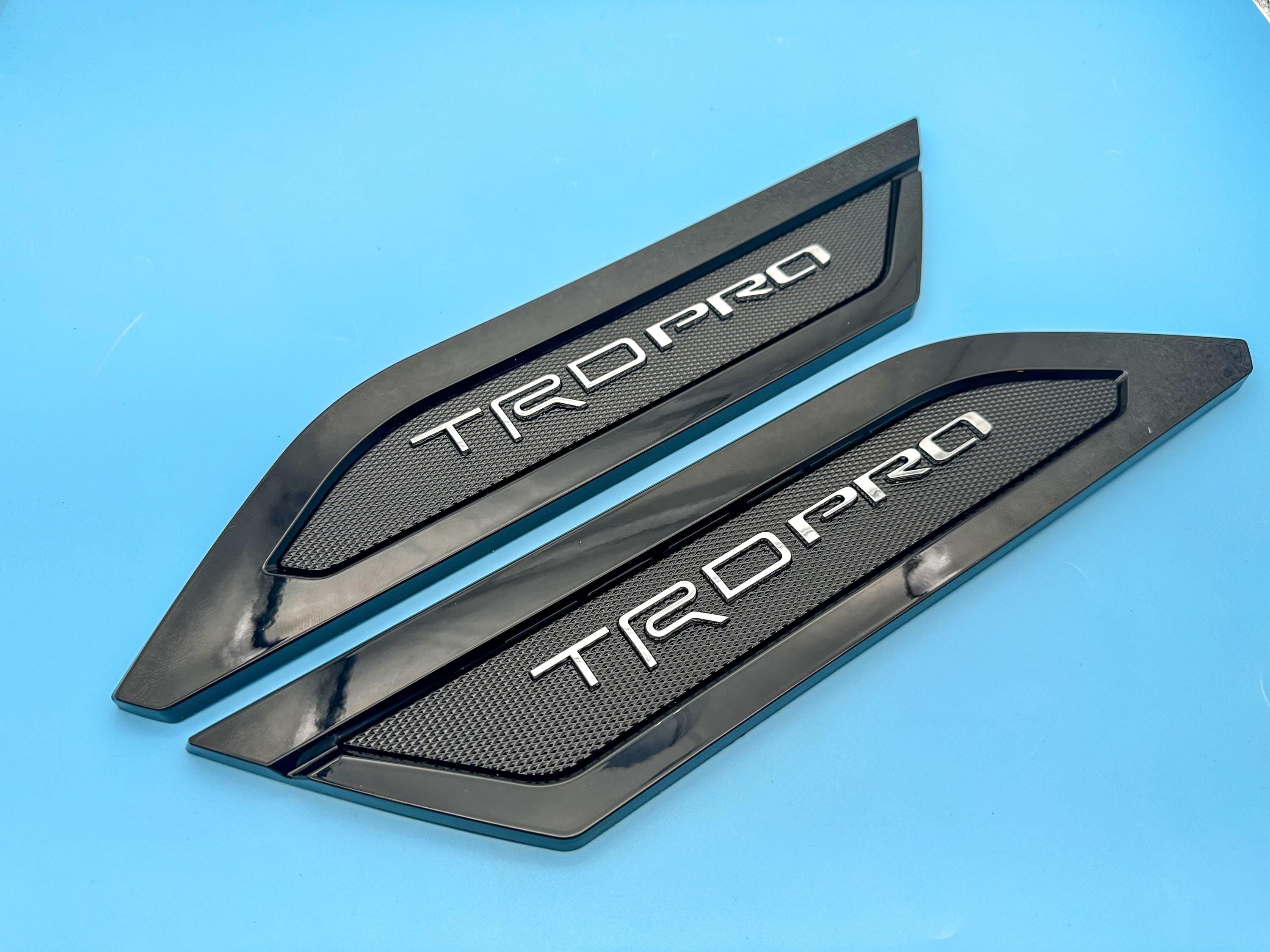 Black Door Side Body Molding Trim For 2022-2025 Toyota Tundra TRD PRO