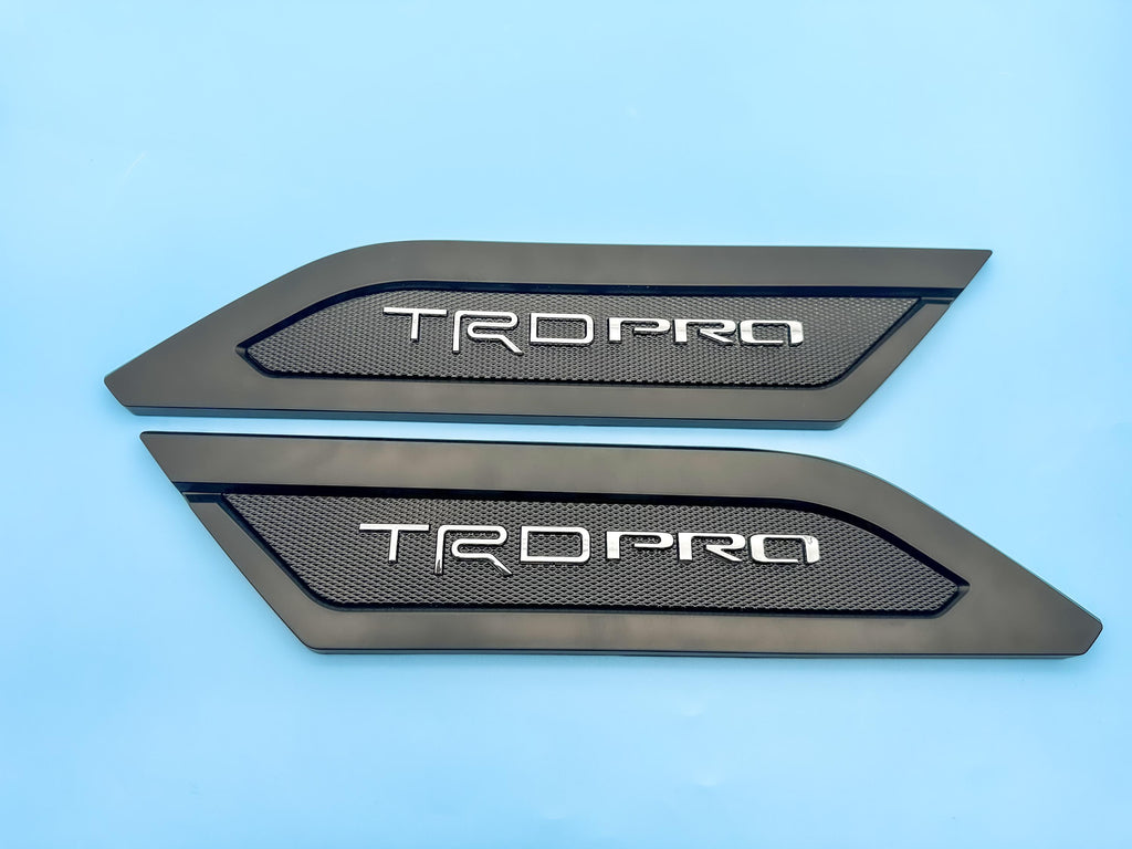 Matte Black Door Side Body Molding Trim For 2022-2025 Toyota Tundra TRD PRO