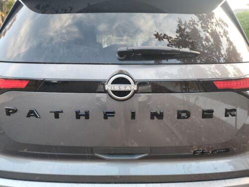 Pathfinder Black Overlay Emblem Fit 2022-2025 Nissan Rear Tailgate Pathfinder Emblem