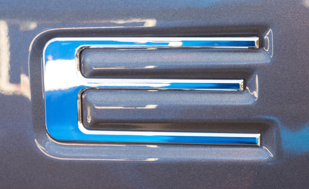 Chrome Raised Tailgate Insert Letters Tailgate Letters Insert Plastic ABS Badge Fits 2019-2023 Ford Ranger Tailgate