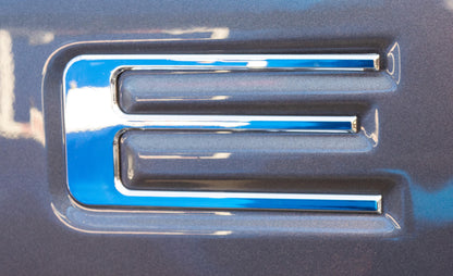 Chrome Raised Tailgate Insert Letters Tailgate Letters Insert Plastic ABS Badge Fits 2019-2023 Ford Ranger Tailgate