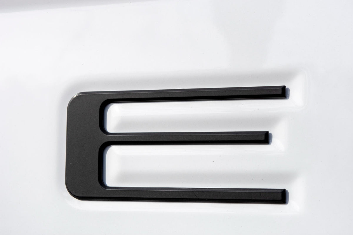 Matte Black Raised Tailgate Insert Letters Tailgate Letters Insert Plastic ABS Badge Fits 2019-2023 Ford Ranger Tailgate