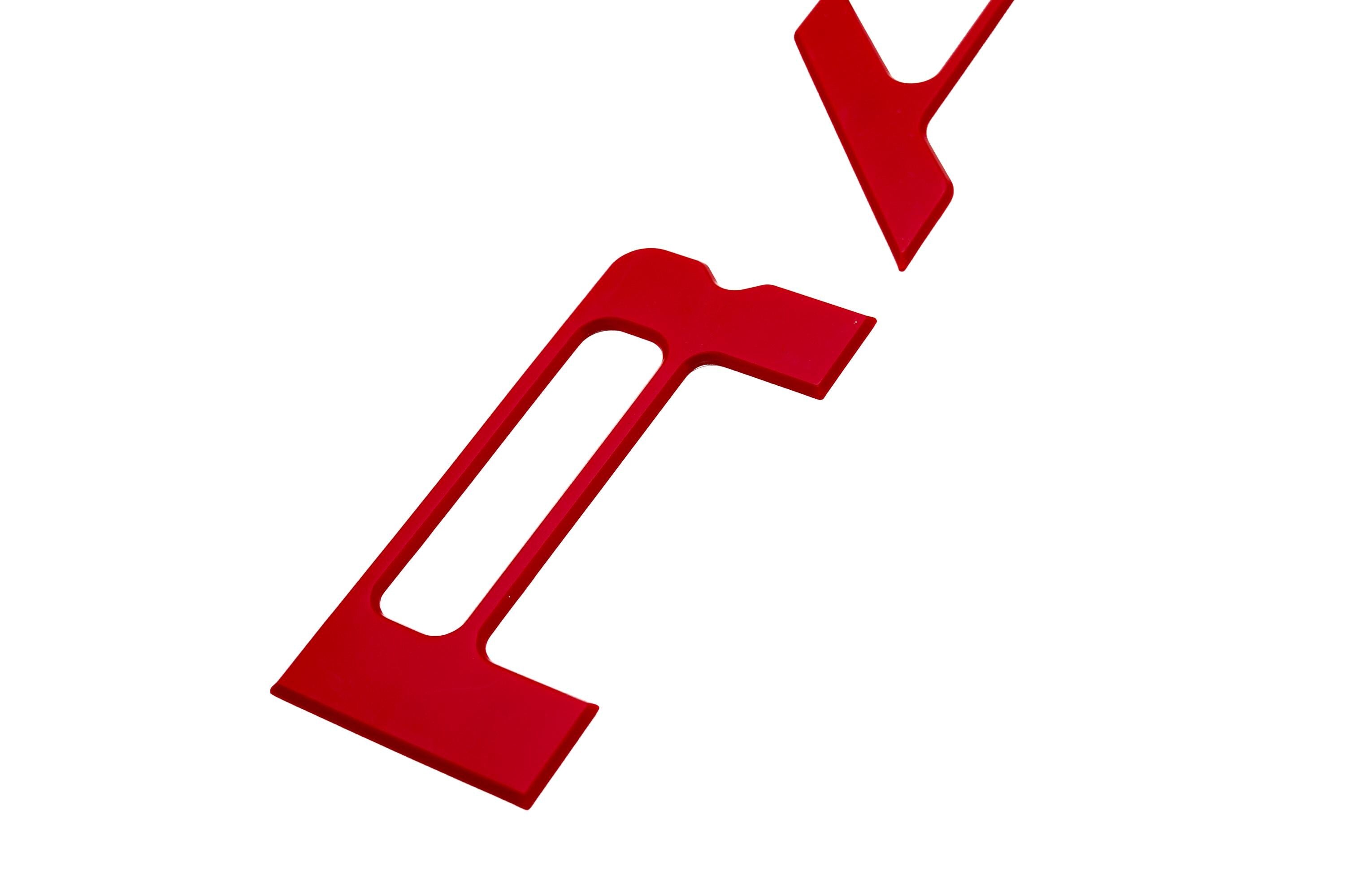 Black Flag Raised Tailgate Insert Letters Tailgate Letters Insert Plastic ABS Badge Fits 2019-2023 Ford Ranger Tailgate