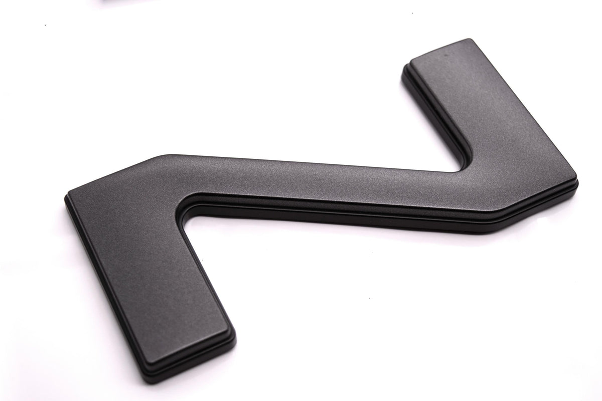 Gray with black outline Raised Tailgate Insert Letters Tailgate Letters Insert Plastic ABS Badge Fits 2019-2023 Ford Ranger Tailgate