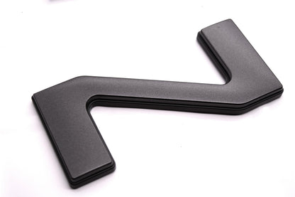 Gray with black outline Raised Tailgate Insert Letters Tailgate Letters Insert Plastic ABS Badge Fits 2019-2023 Ford Ranger Tailgate