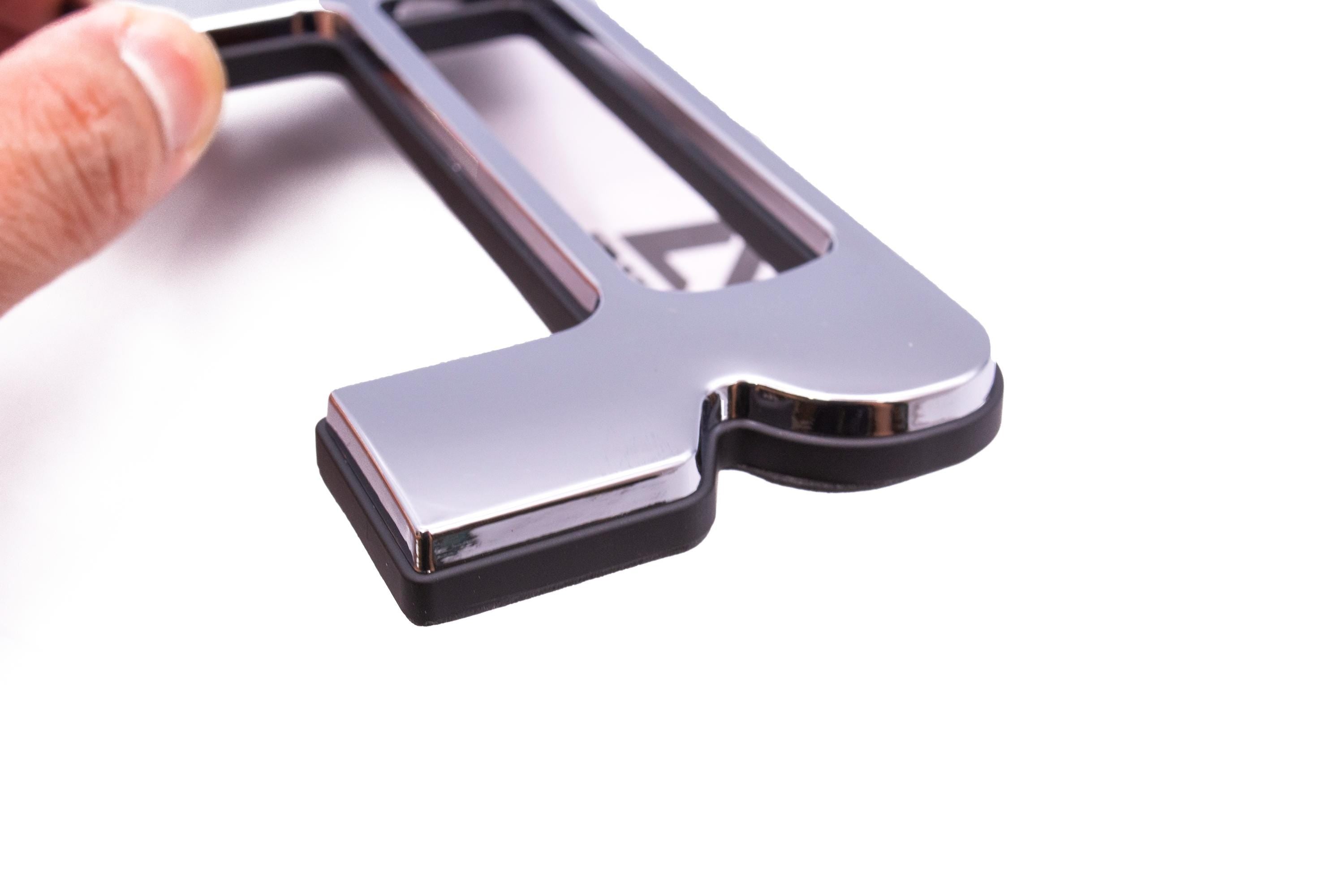 Chrome with black outline Raised Tailgate Insert Letters Tailgate Letters Insert Plastic ABS Badge Fits 2019-2023 Ford Ranger Tailgate