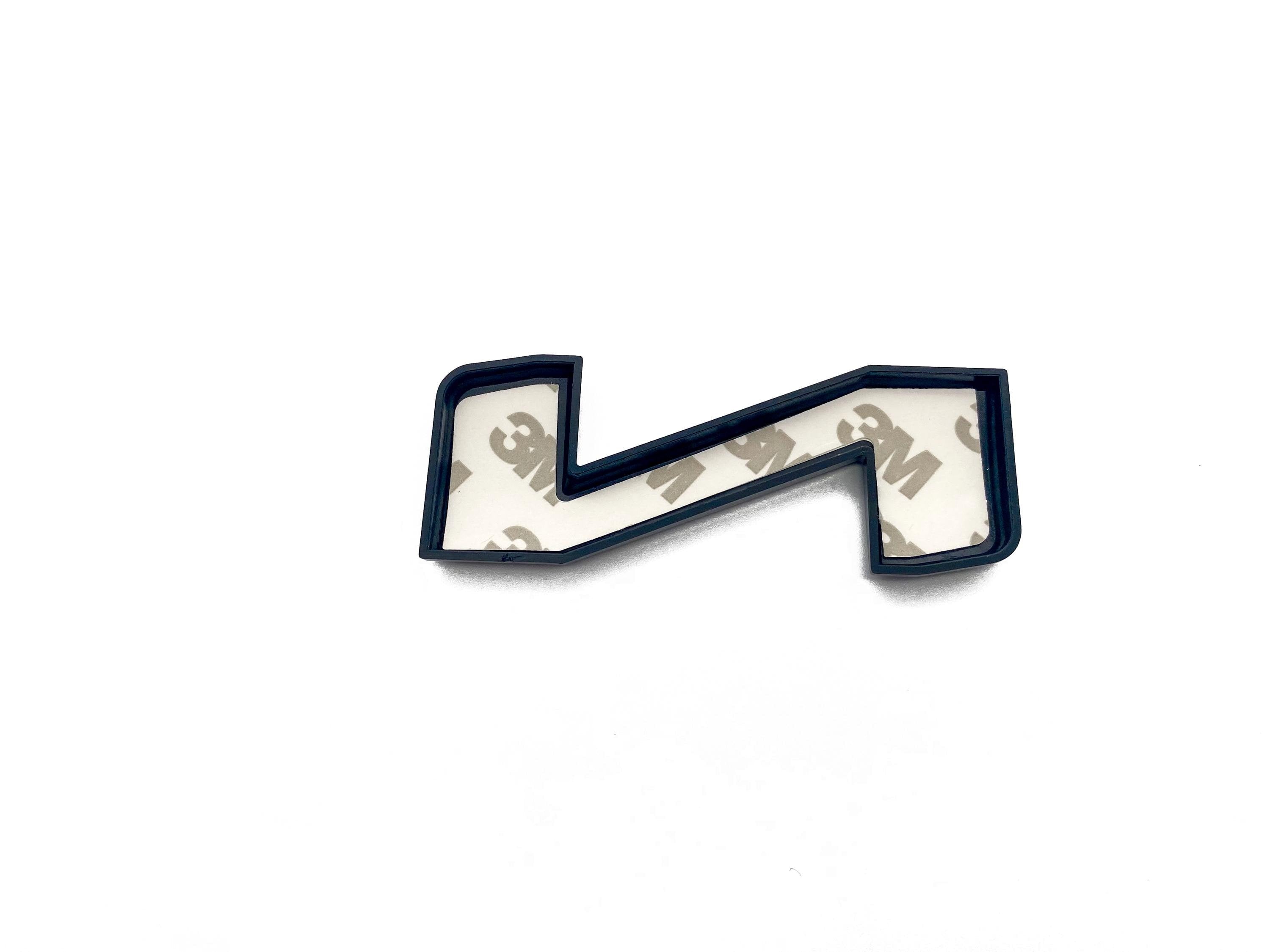 4Pcs Gloss Black Overlay Emblems Kit 2021-2025 Yukon Denali Letters Emblem 3D Door Rear Nameplate