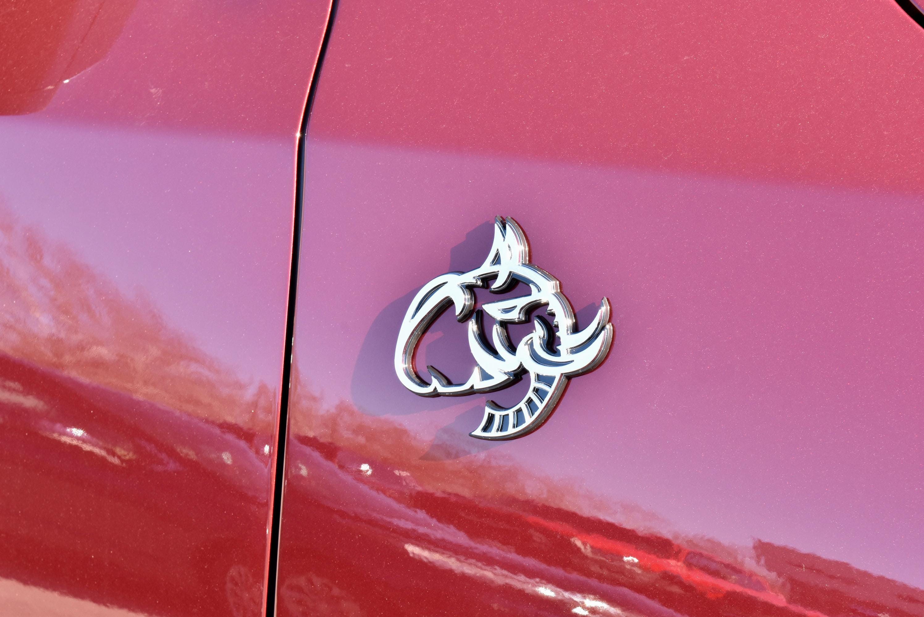 Chrome on Black Elephant Head Fender Left/Right Side Badge 3D Emblems Decal Stickers for Hellephant Challenger Charger TRX Silverado