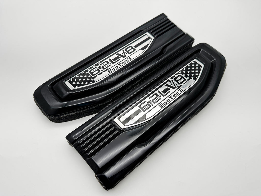 Black emblem Fit For 19-24 GMC Sierra 1500 6.2L V8 Duramax Fender Vent Emblem Kit Black 86532094