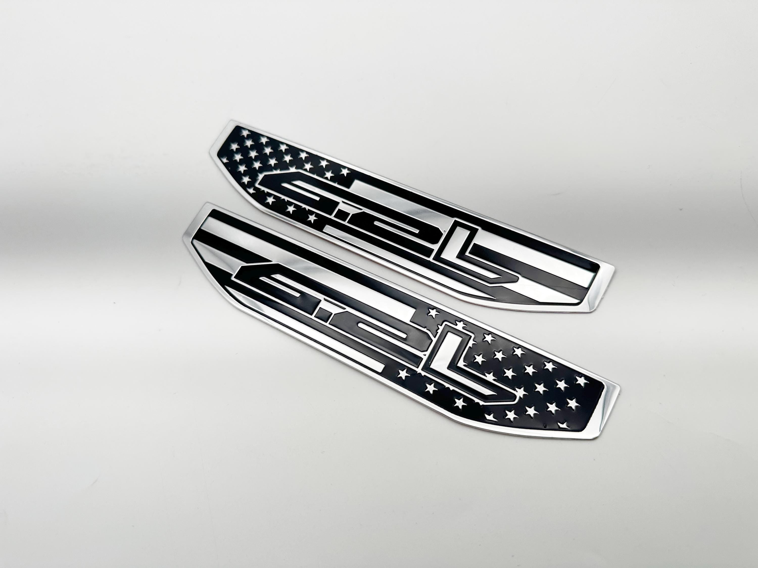 Black emblem Fit For 19-24 GMC Sierra 1500 6.2L V8 Duramax Fender Vent Emblem Kit Black 86532094