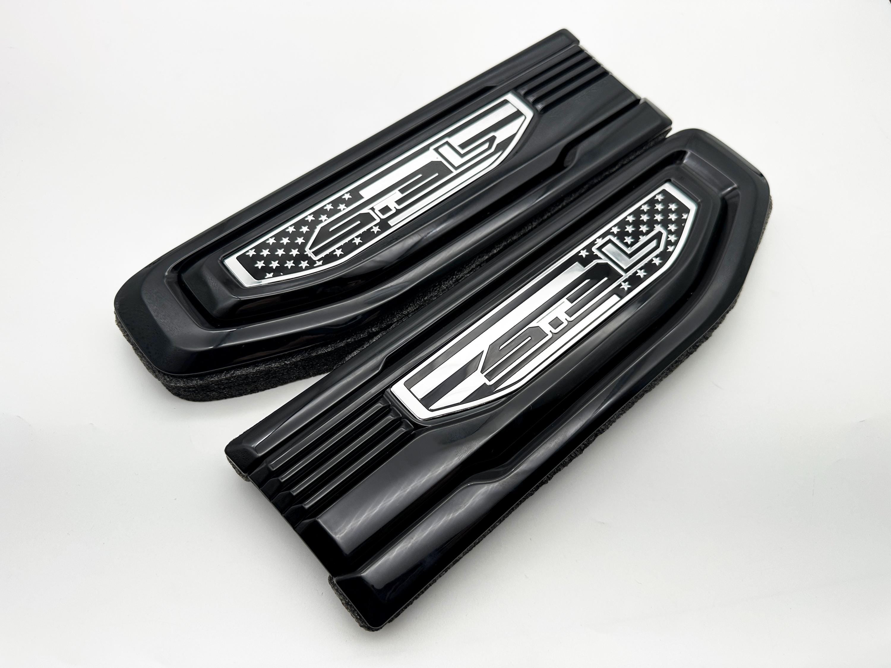 Black emblem Fit For 19-24 GMC Sierra 1500 5.3L V8 6.2L V8 Duramax Fender Vent Emblem Kit Black 86532094