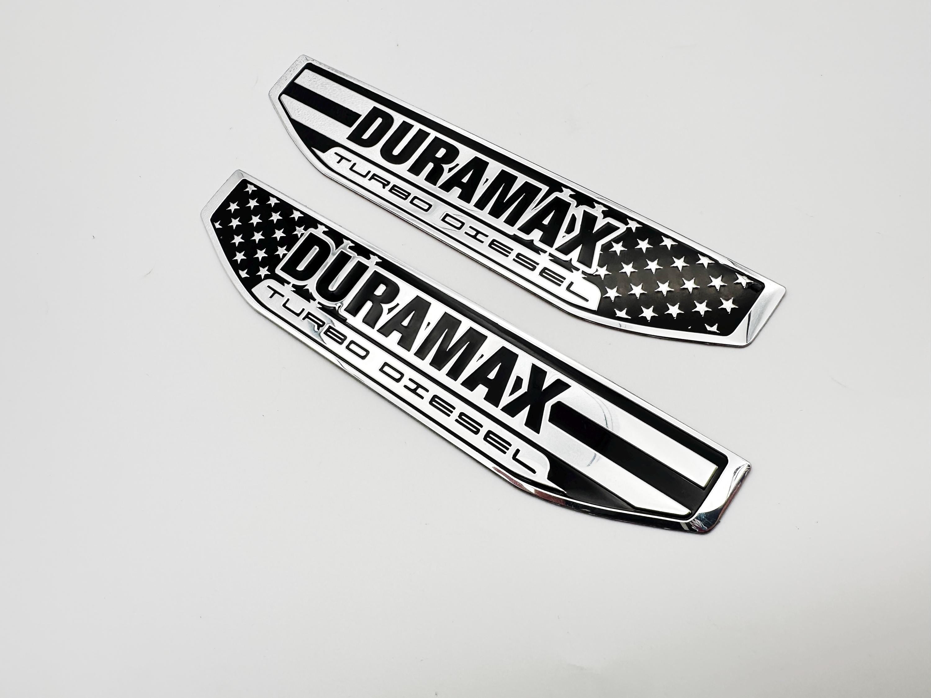 Black emblem Fit For 19-24 GMC Sierra 1500 3.0L I6 Duramax Fender Vent Emblem Kit Black 86532094