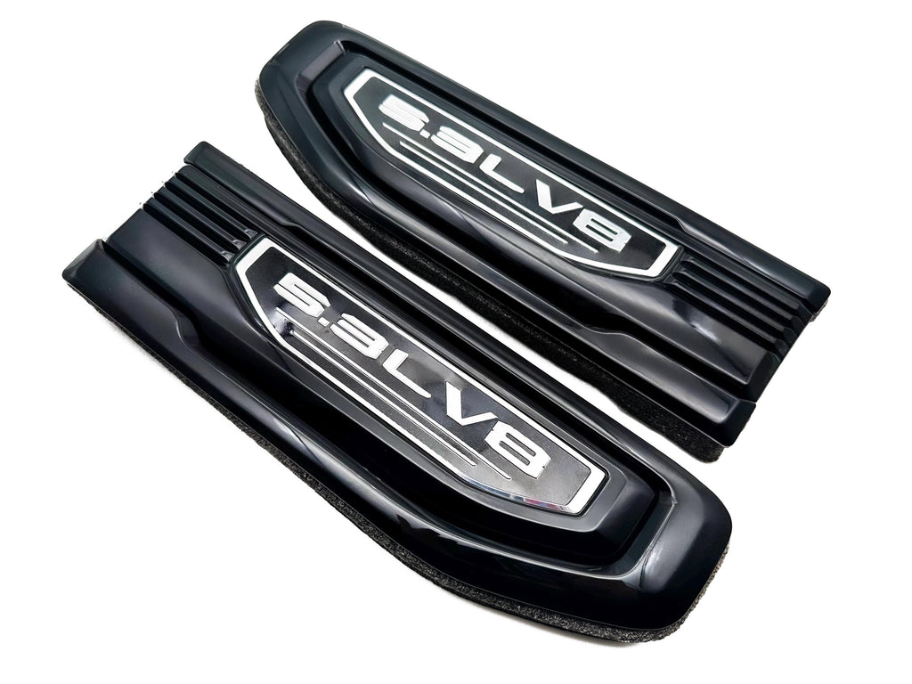 Black emblem Fit For 19-24 GMC Sierra 1500 5.3L V8 Fender Vent Emblem Kit Black 86532094