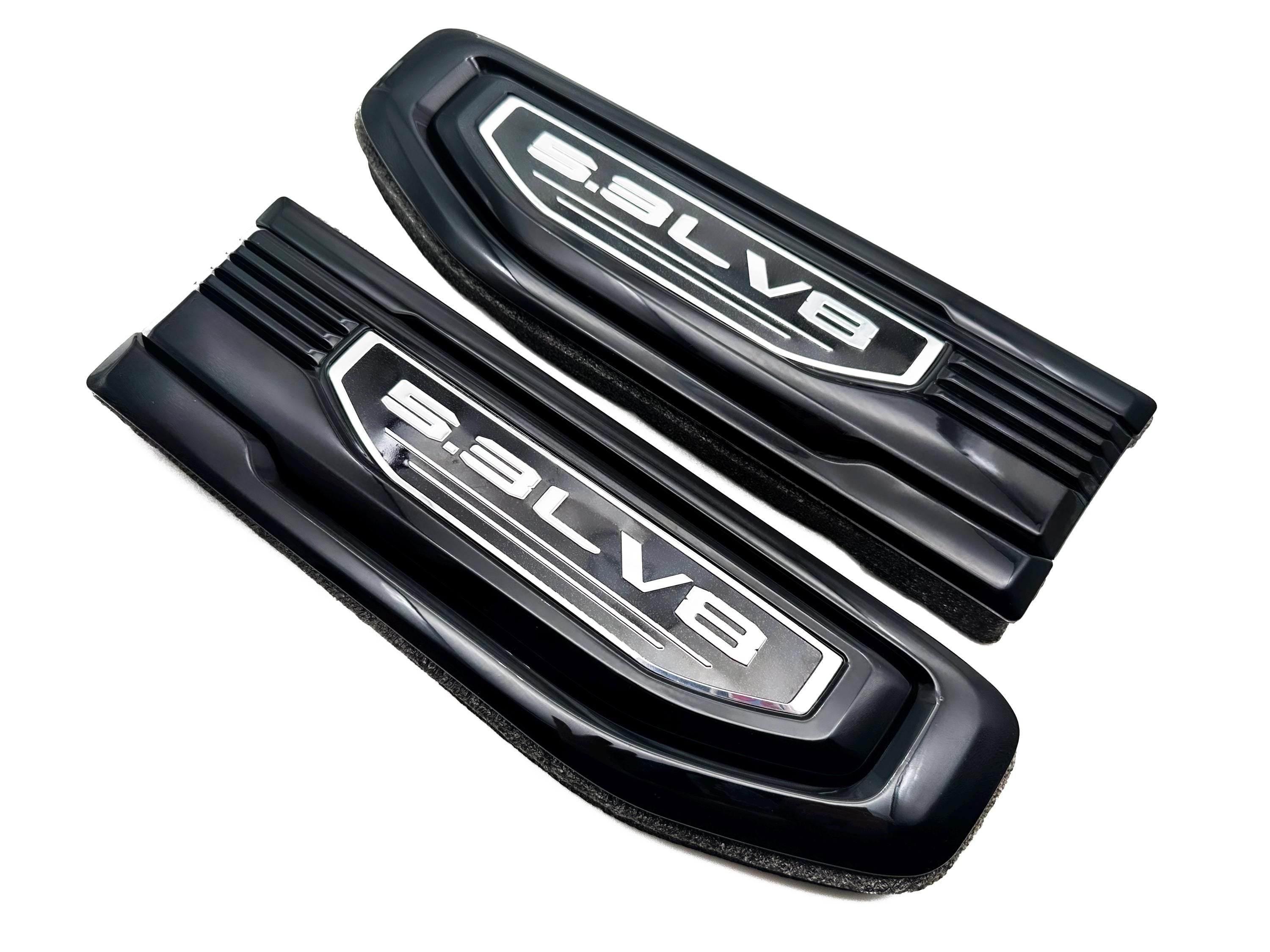 Black emblem Fit For 19-24 GMC Sierra 1500 5.3L V8 Fender Vent Emblem Kit Black 86532094