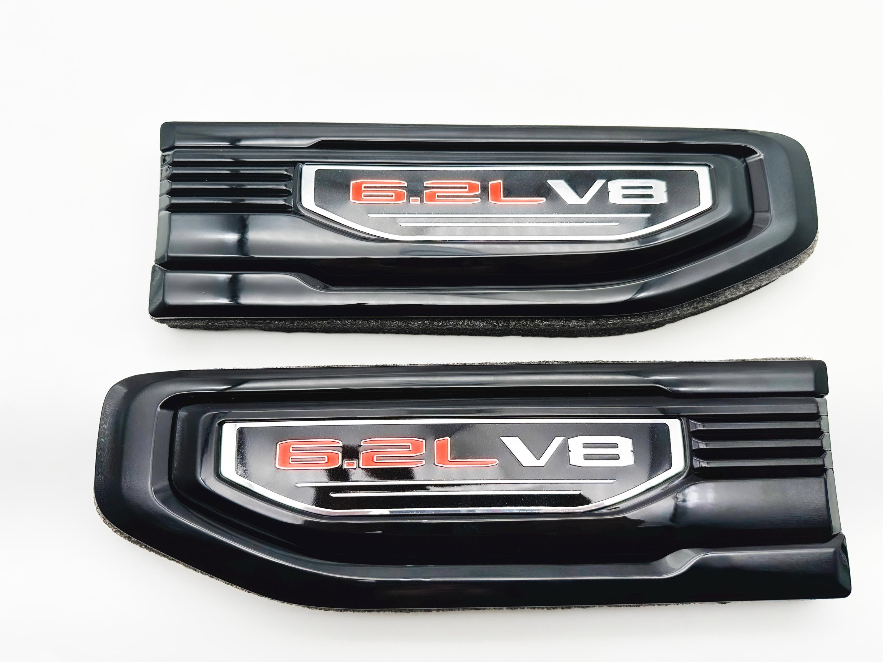 Black emblem Fit For 19-24 GMC Sierra 1500 6.2L V8 Duramax Fender Vent Emblem Kit Black 86532094