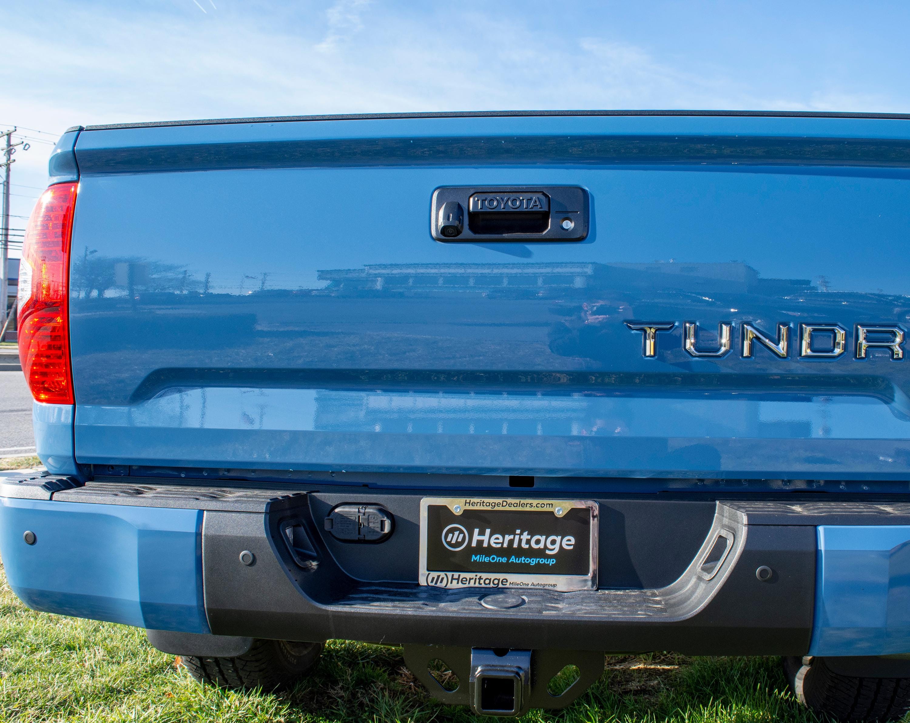 Chrome With Black Outline Premium 3D color matched Letters for 2014-2021 Tundra Rear tailgate