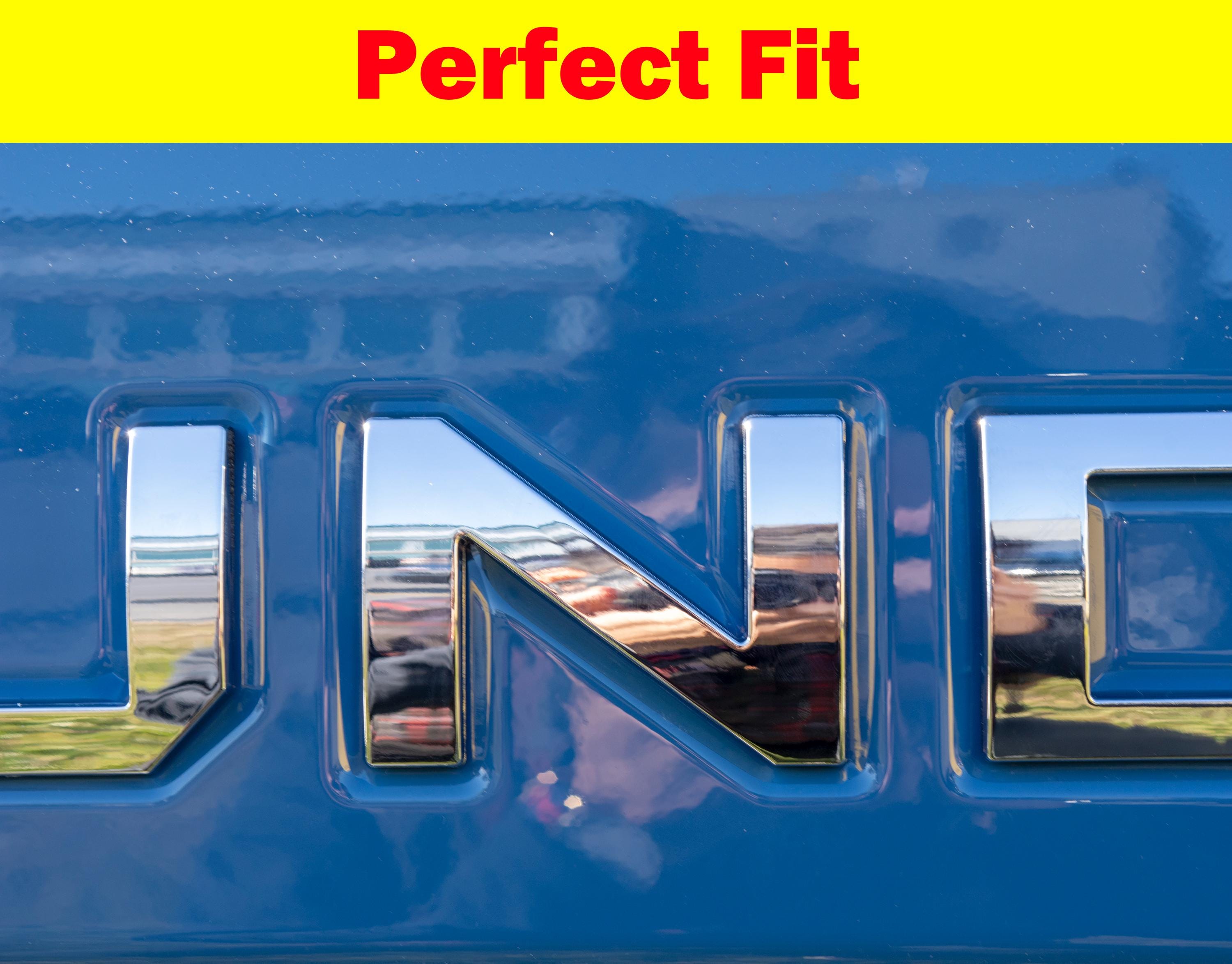 Chrome Premium 3D color matched Letters for 2014-2021 Tundra Rear tailgate