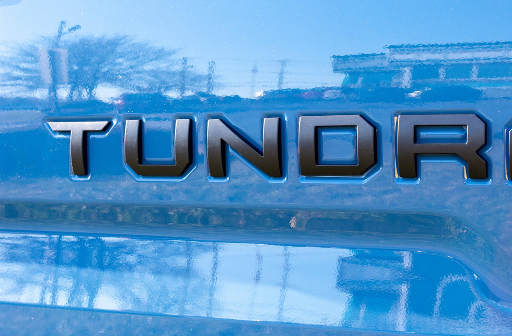 Chrome Premium 3D color matched Letters for 2014-2021 Tundra Rear tailgate