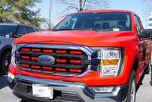 Gloss Race Red Grille Insert Trim Compatible with 2021-2023 Ford F-150 XL/XLT - Adhesive Backed Custom Fit Overlay