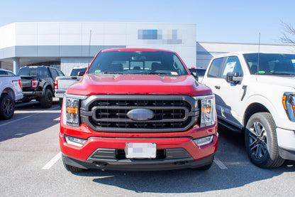 Rapid Red Metallic Grille Insert Trim Compatible with 2021-2023 Ford F-150 XL/XLT - Adhesive Backed Custom Fit Overlay