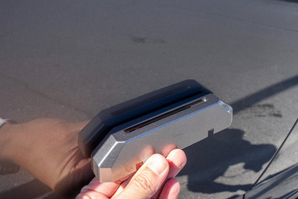 Carbonized Gray Metallic Grille Insert Trim Compatible with 2021-2023 Ford F-150 XL/XLT - Adhesive Backed Custom Fit Overlay