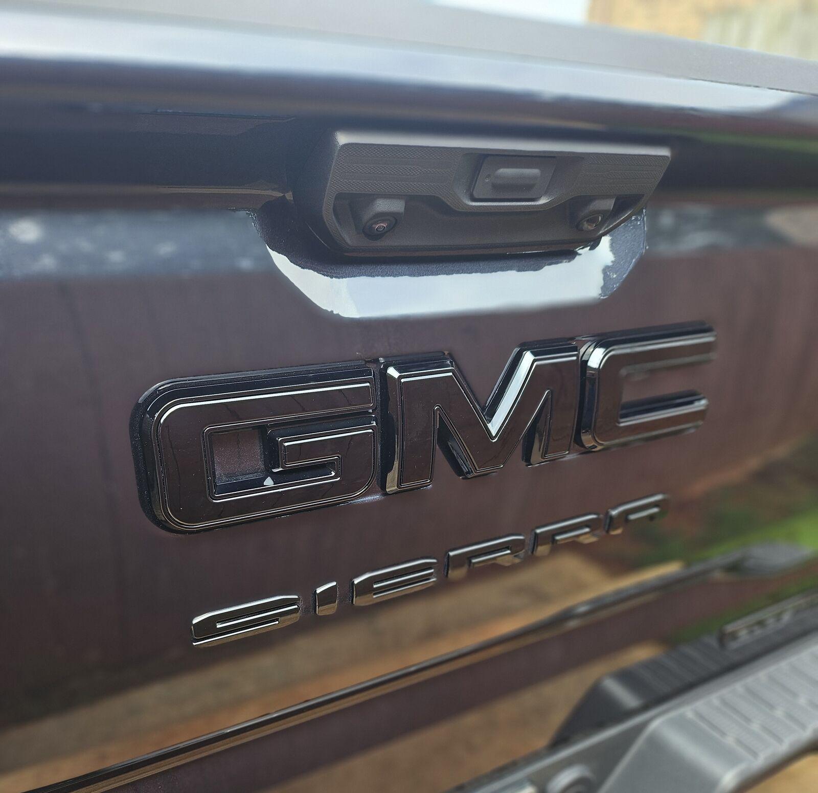 NEW Overlay Red Black AT4 HD Overlay Emblem Sierra Fit 2019-2025 GMC Sierra 2500 3500