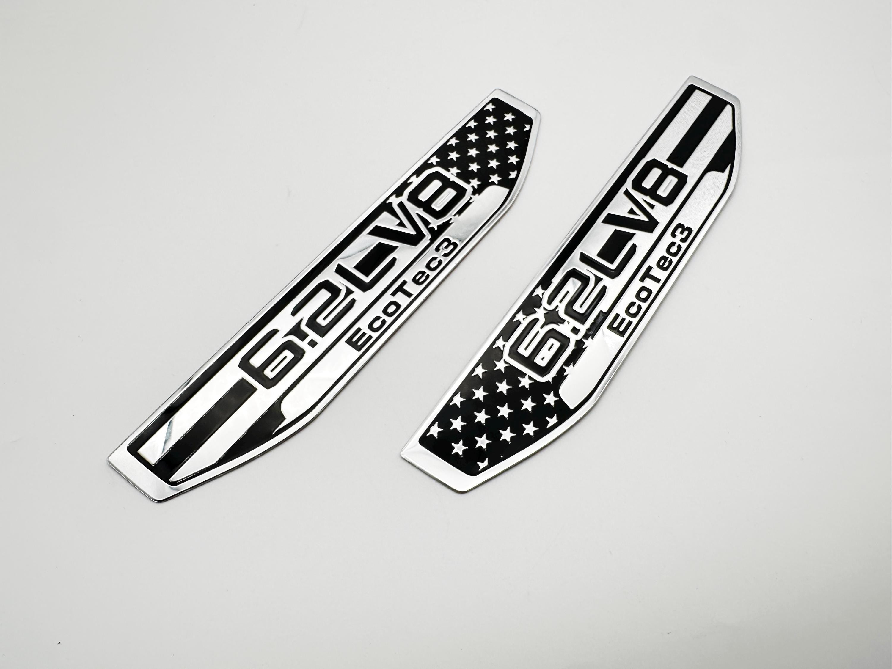 Black emblem Fit For 19-24 GMC Sierra 1500 6.2L V8 Duramax Fender Vent Emblem Kit Black 86532094