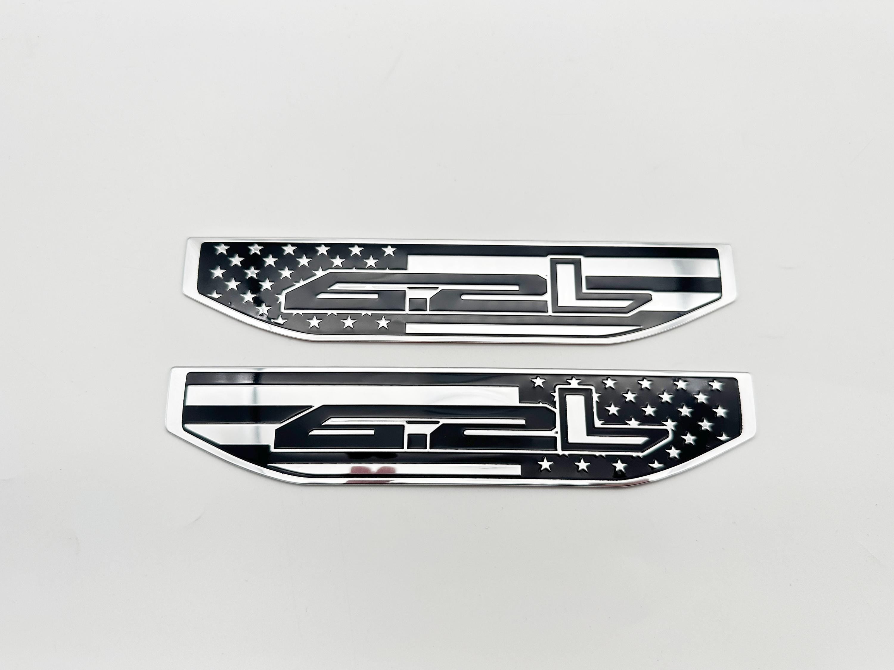 Black emblem Fit For 19-24 GMC Sierra 1500 6.2L V8 Duramax Fender Vent Emblem Kit Black 86532094