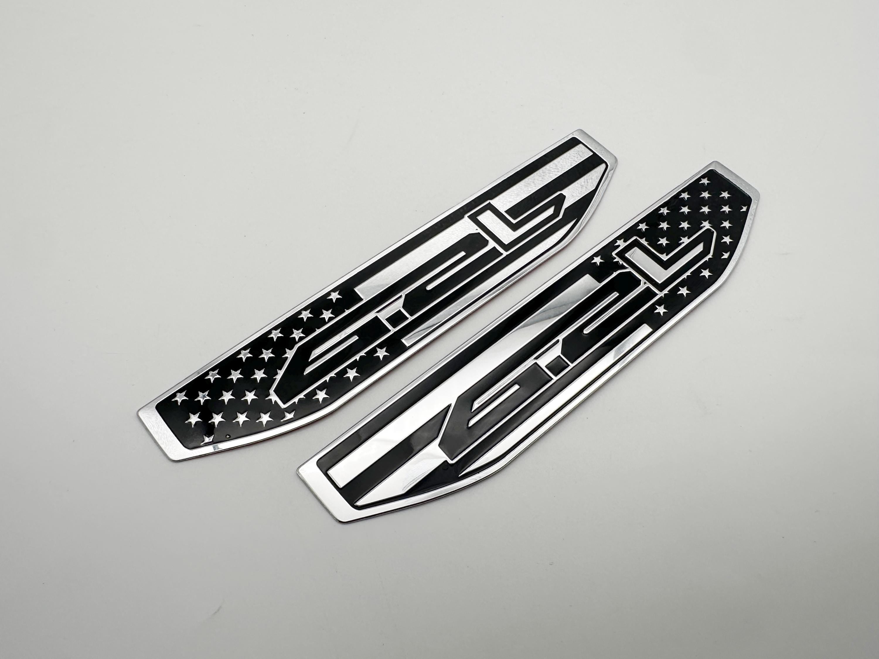 Black emblem Fit For 19-24 GMC Sierra 1500 6.2L V8 Duramax Fender Vent Emblem Kit Black 86532094