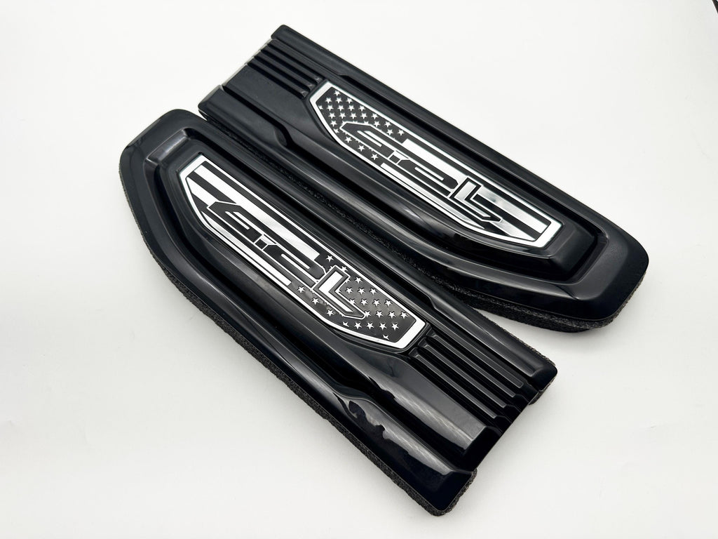 Black emblem Fit For 19-24 GMC Sierra 1500 6.2L V8 Duramax Fender Vent Emblem Kit Black 86532094
