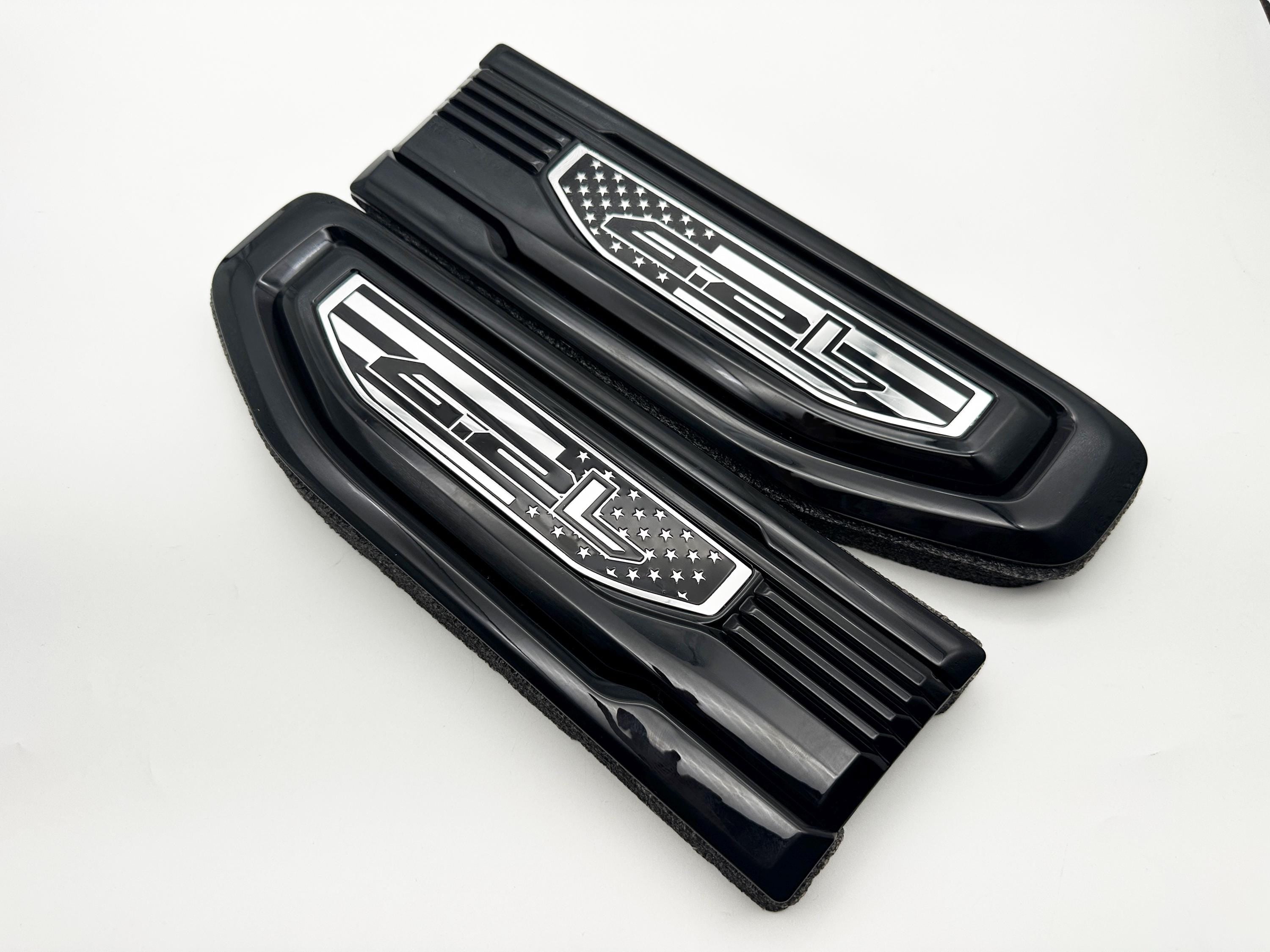 Black emblem Fit For 19-24 GMC Sierra 1500 6.2L V8 Duramax Fender Vent Emblem Kit Black 86532094