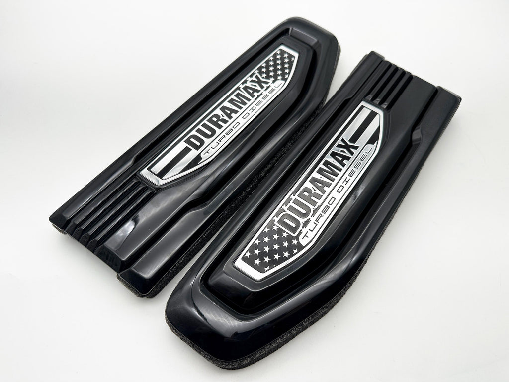 Black emblem Fit For 19-24 GMC Sierra 1500 3.0L I6 Duramax Fender Vent Emblem Kit Black 86532094