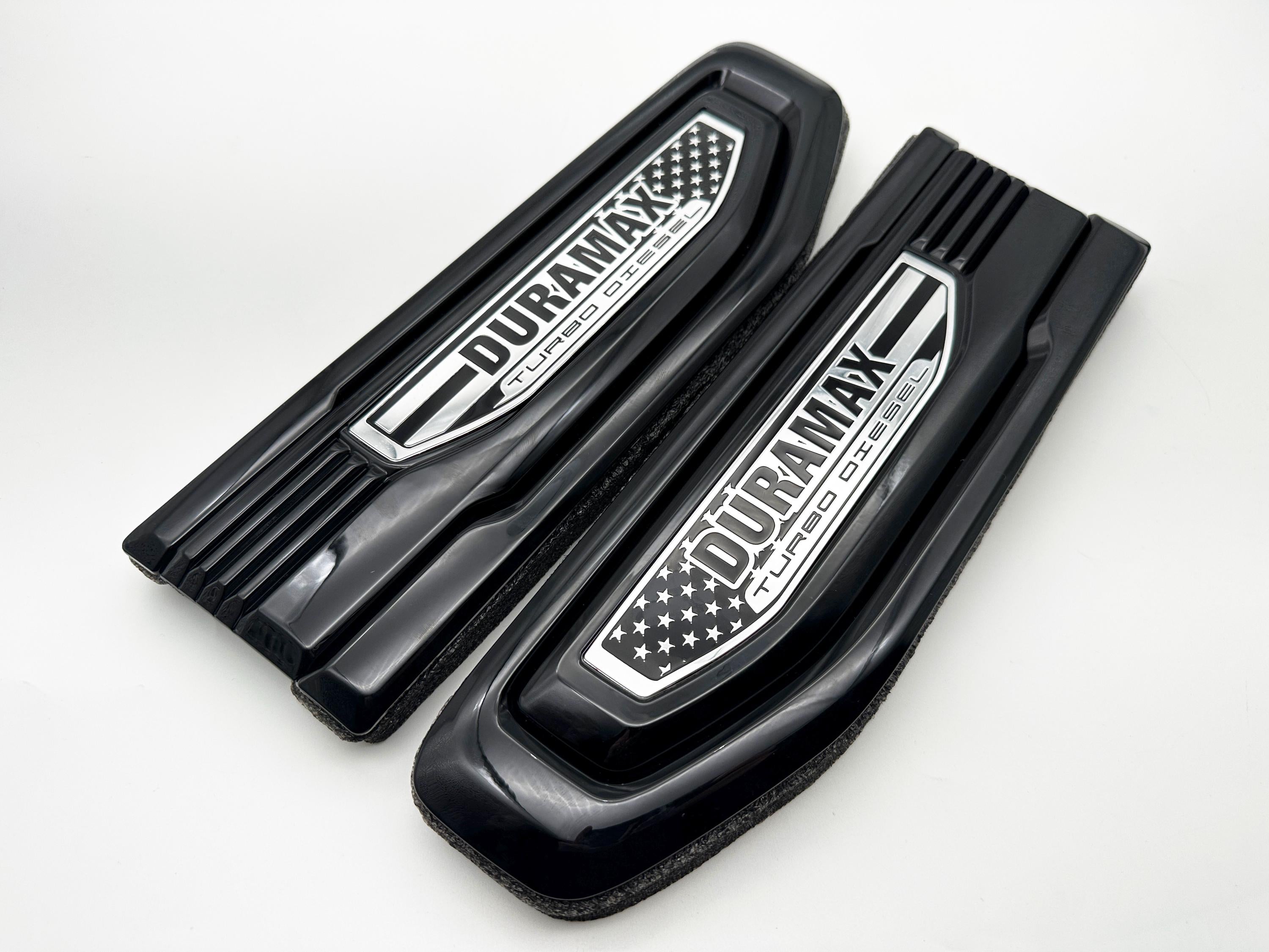 Black emblem Fit For 19-24 GMC Sierra 1500 3.0L I6 Duramax Fender Vent Emblem Kit Black 86532094