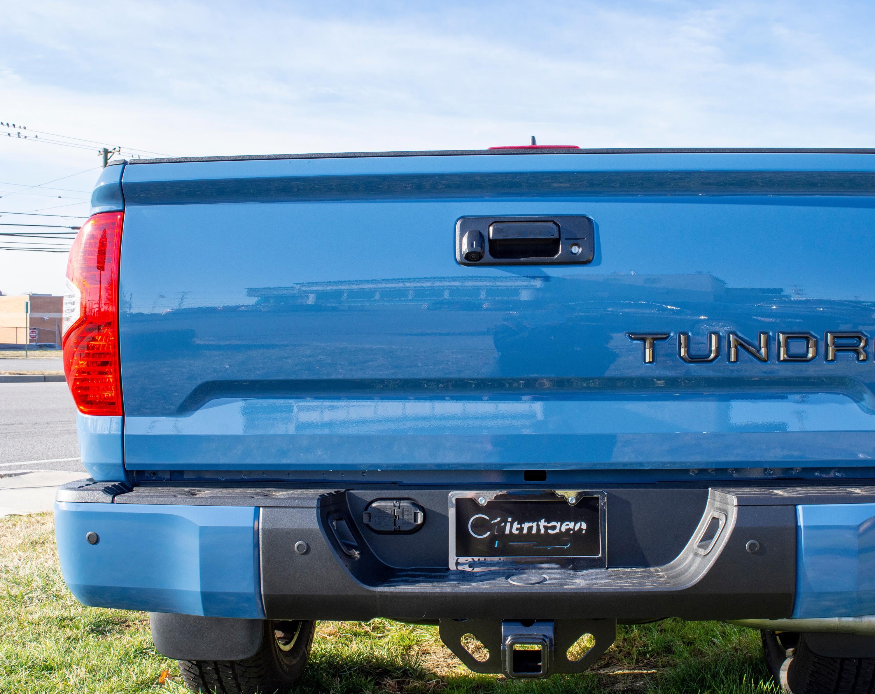 Gray With Black Outline Premium 3D color matched Letters for 2014-2021 Tundra Rear tailgate