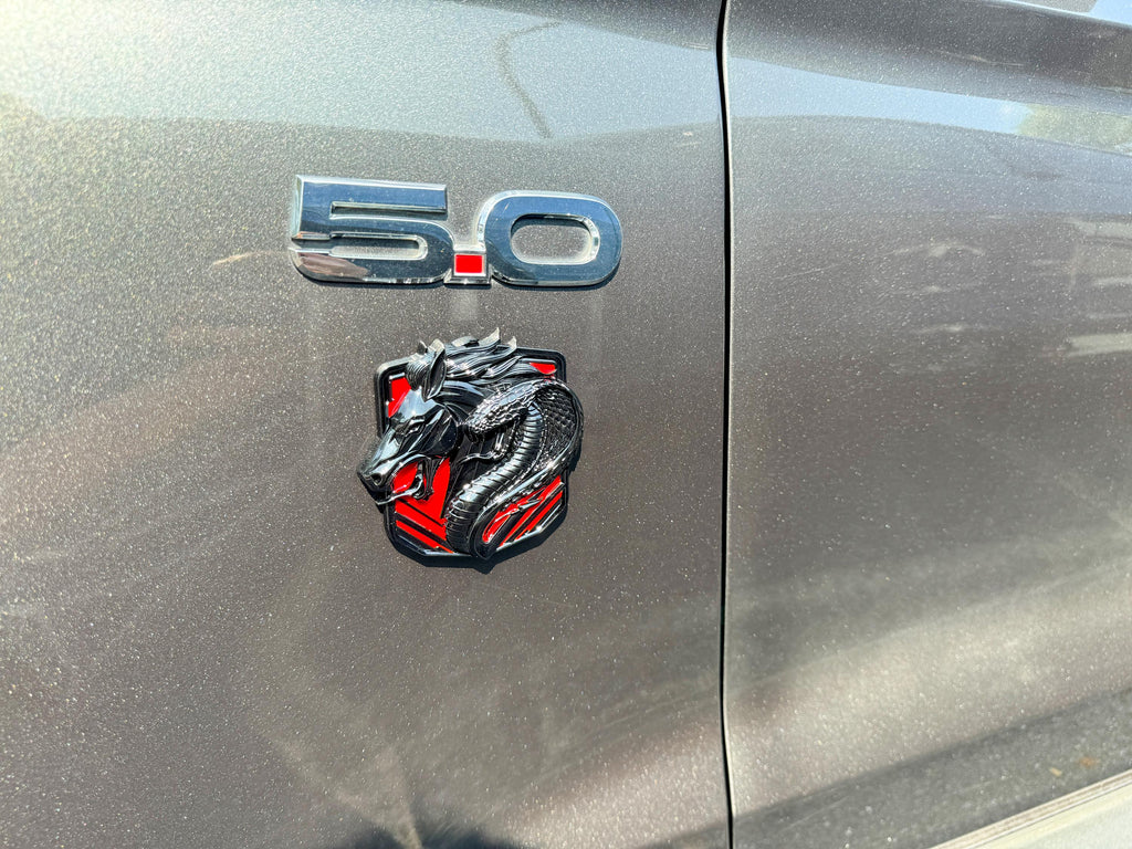 Coyote Emblem – Mustang Accessories for Fender/ Decklid/Bumper | OEM+ Style, 4"x4"